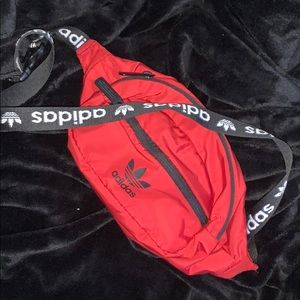 red adidas fanny pack